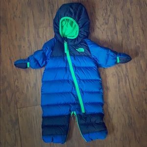 The North Face 550  infant boys snow/winter suit.